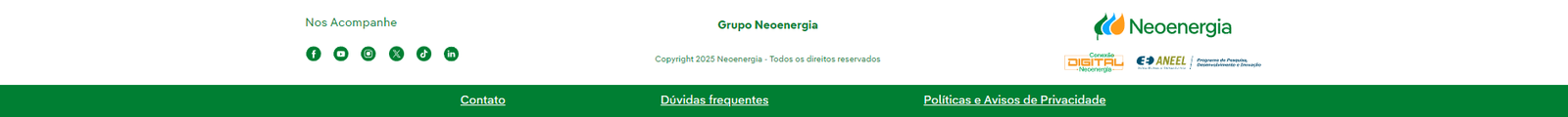 Rodapé Neoenergia
